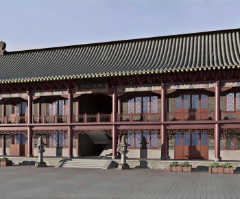 Chinese Style Ancient Architectural Buildings-ID:324435958