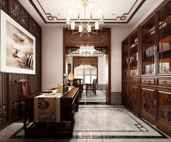 Chinese Style Study Space-ID:154916059