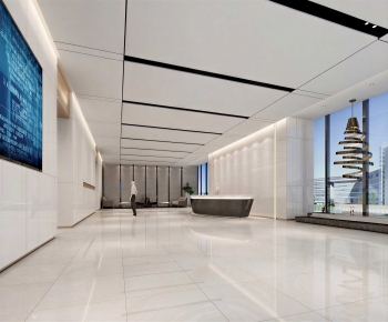 Modern Office Reception Desk-ID:103409343