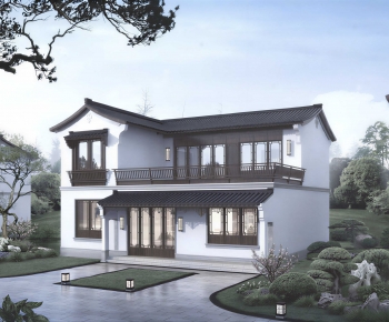 New Chinese Style Courtyard/landscape-ID:417504079