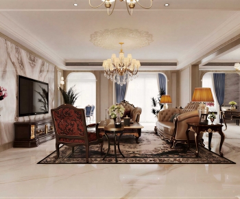 American Style A Living Room-ID:582829008