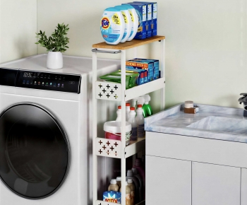 Modern Laundry Cabinet-ID:828042035