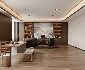 New Chinese Style Manager's Office-ID:952474128