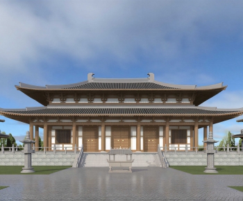 Chinese Style Ancient Architectural Buildings-ID:896022086