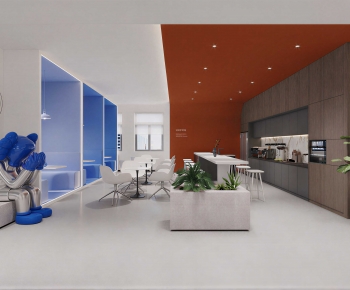 Modern Office Rest Area-ID:691508054