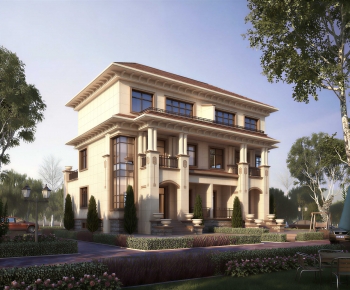 European Style Double Townhouse-ID:434062001