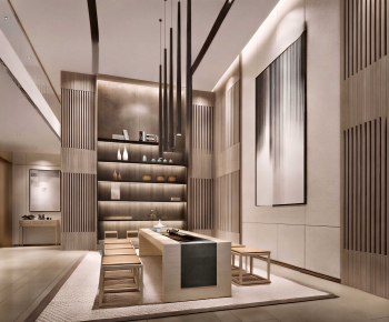 New Chinese Style Tea House-ID:742638118