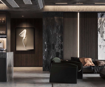 Modern A Living Room-ID:629100088