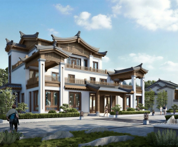 New Chinese Style Detached Villa-ID:675924069