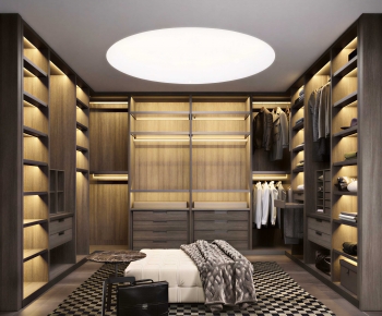 Modern Clothes Storage Area-ID:323651088