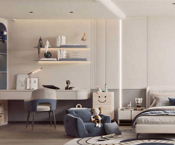 Modern Boy's Room And Son's Room-ID:455641031