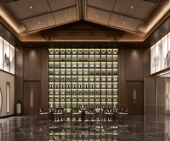 New Chinese Style Lobby Hall-ID:465276005