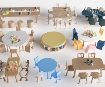 Modern Children's Table/chair-ID:686045897