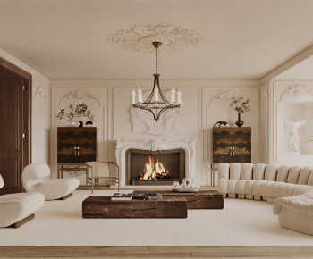 French Style A Living Room-ID:310359954