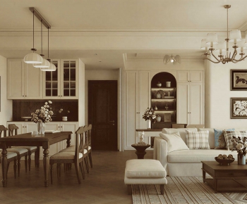 American Style A Living Room-ID:963253976