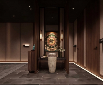 New Chinese Style Hallway-ID:820798928