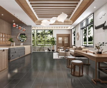 New Chinese Style Lobby Hall-ID:110173947