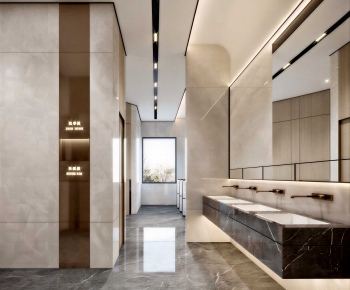 Modern Public Toilet-ID:358603008
