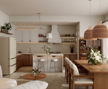 Nordic Style Open Kitchen-ID:425390967