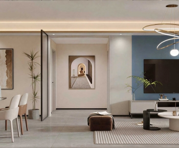 Modern A Living Room-ID:924629932