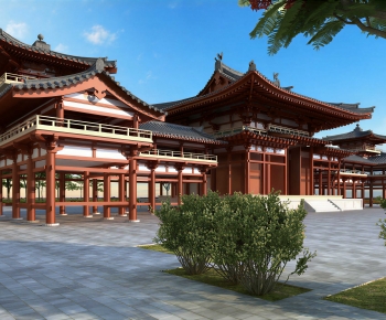 Chinese Style Ancient Architectural Buildings-ID:404979945
