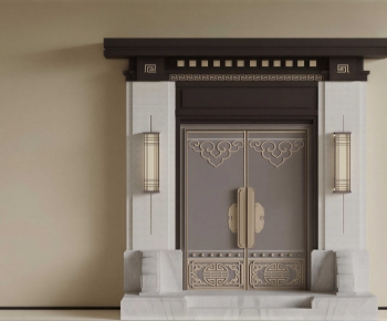 New Chinese Style Facade Element-ID:229922062