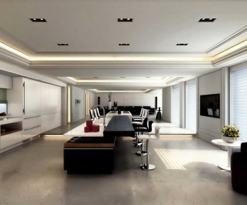 Modern A Living Room-ID:987687111