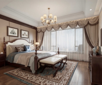 American Style Bedroom-ID:832737929