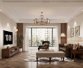 American Style A Living Room-ID:625300415