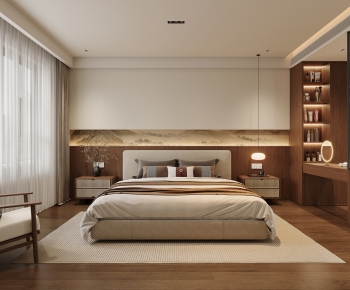 New Chinese Style Bedroom-ID:232702977