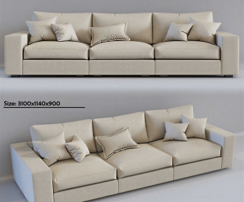 Modern Three-seat Sofa-ID:630909928