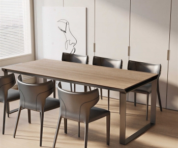 Modern Dining Table And Chairs-ID:943435912