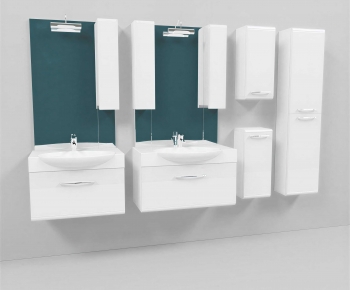 Modern Bathroom Cabinet-ID:129470111