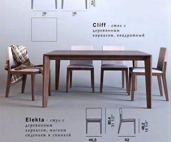 Modern Dining Table And Chairs-ID:828778981