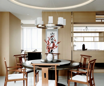 New Chinese Style Dining Room-ID:549330954