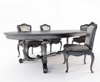 European Style Dining Table And Chairs-ID:309237968