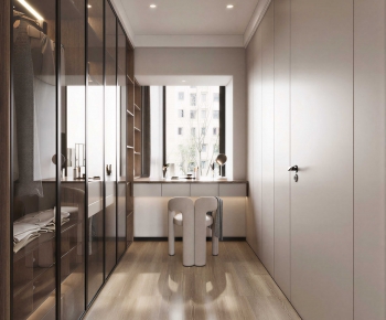 Modern Clothes Storage Area-ID:268627885