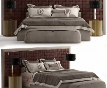 Modern Double Bed-ID:234169964