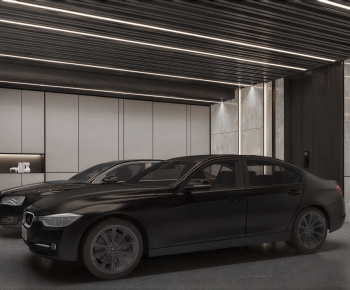 Modern Underground Garage-ID:974809891