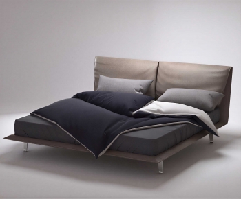 Modern Double Bed-ID:601639756
