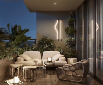 Modern Leisure Balcony-ID:308599953