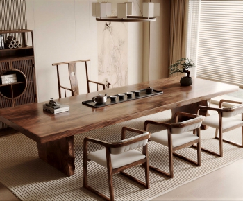 New Chinese Style Tea Tables And Chairs-ID:327380902