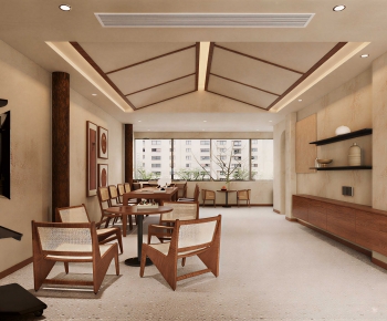 Wabi-sabi Style A Living Room-ID:944994934