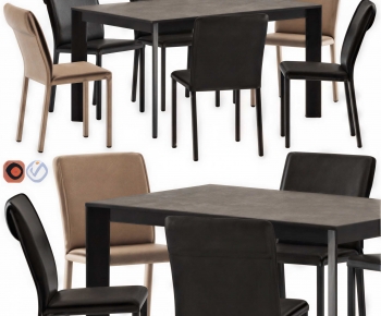 Modern Dining Table And Chairs-ID:784030087