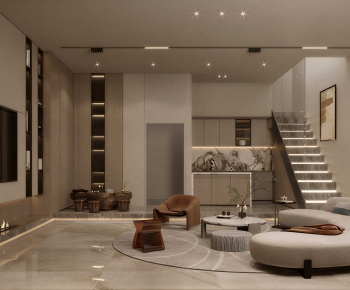 Modern A Living Room-ID:517479904