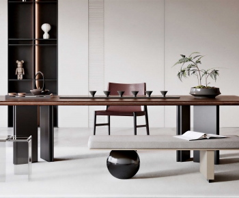 New Chinese Style Tea Tables And Chairs-ID:489566098