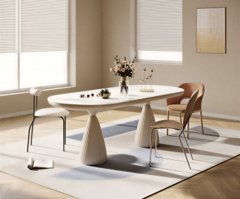 Modern Dining Table And Chairs-ID:726461899