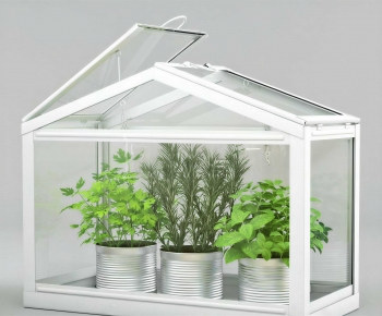 Modern Potted Green Plant-ID:603135117