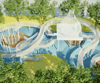Modern Park Landscape-ID:838749419