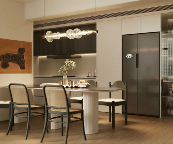 Wabi-sabi Style Dining Room-ID:428069118